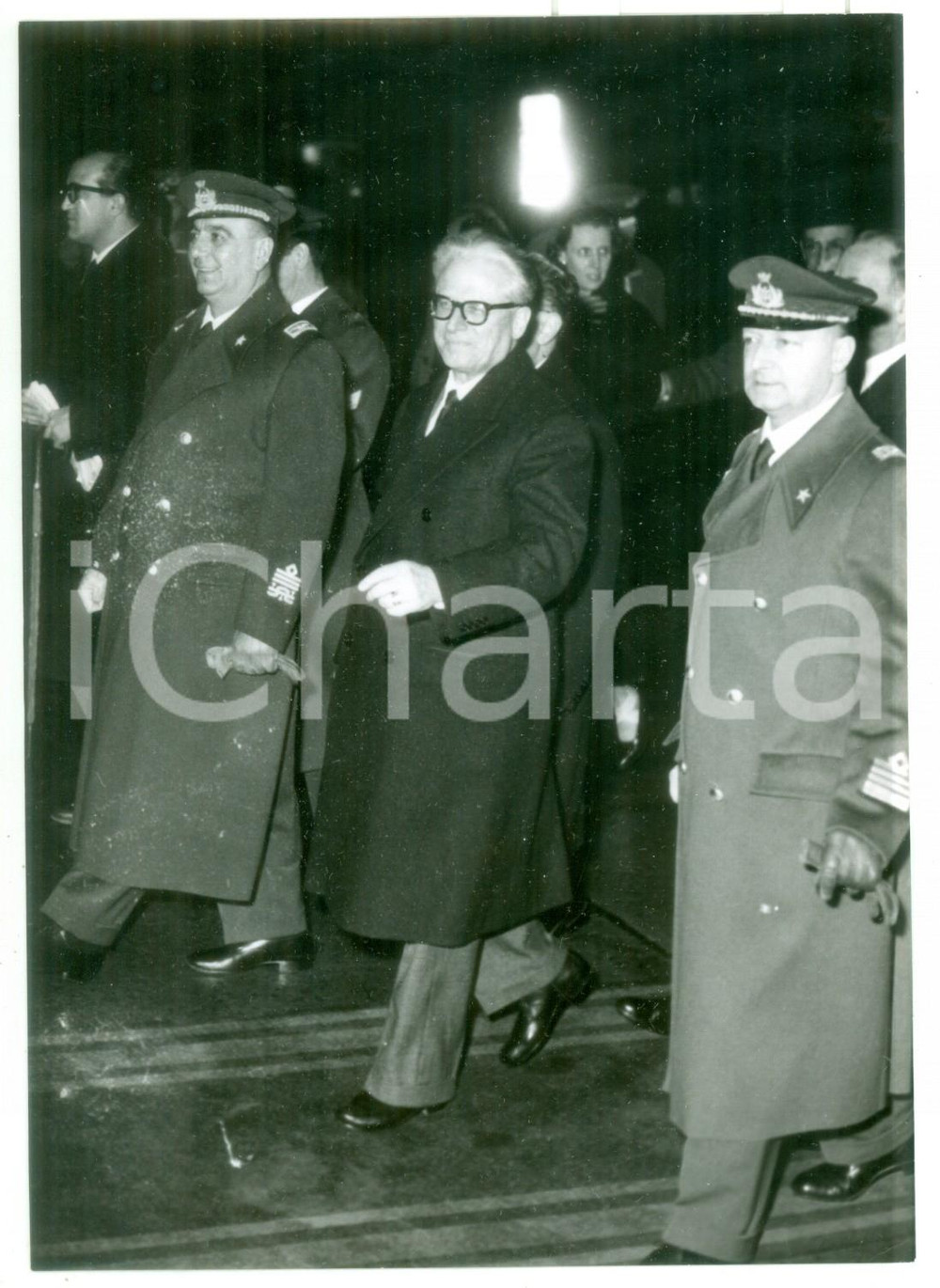 1956 ROMA Aeroporto Ciampino - Giovanni GRONCHI in partenza per gli Stati Uniti