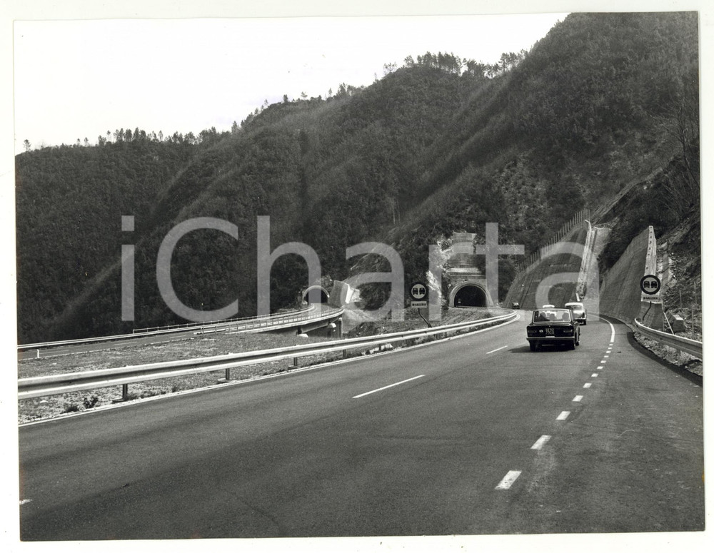 1971 AUTOSTRADA SESTRI LEVANTE - BRACCO - Transito delle automobili *Foto 24x18