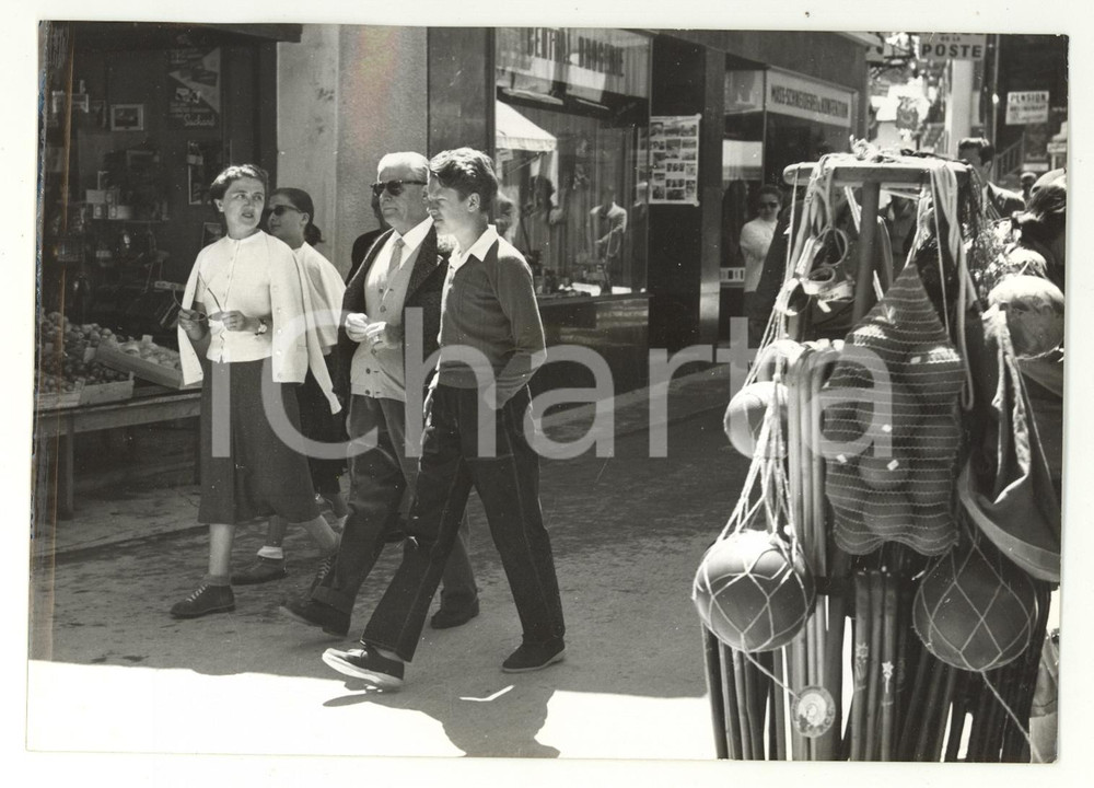 1956 ZERMATT Giovanni GRONCHI in vacanza con la moglie Carla e il figlio Mario