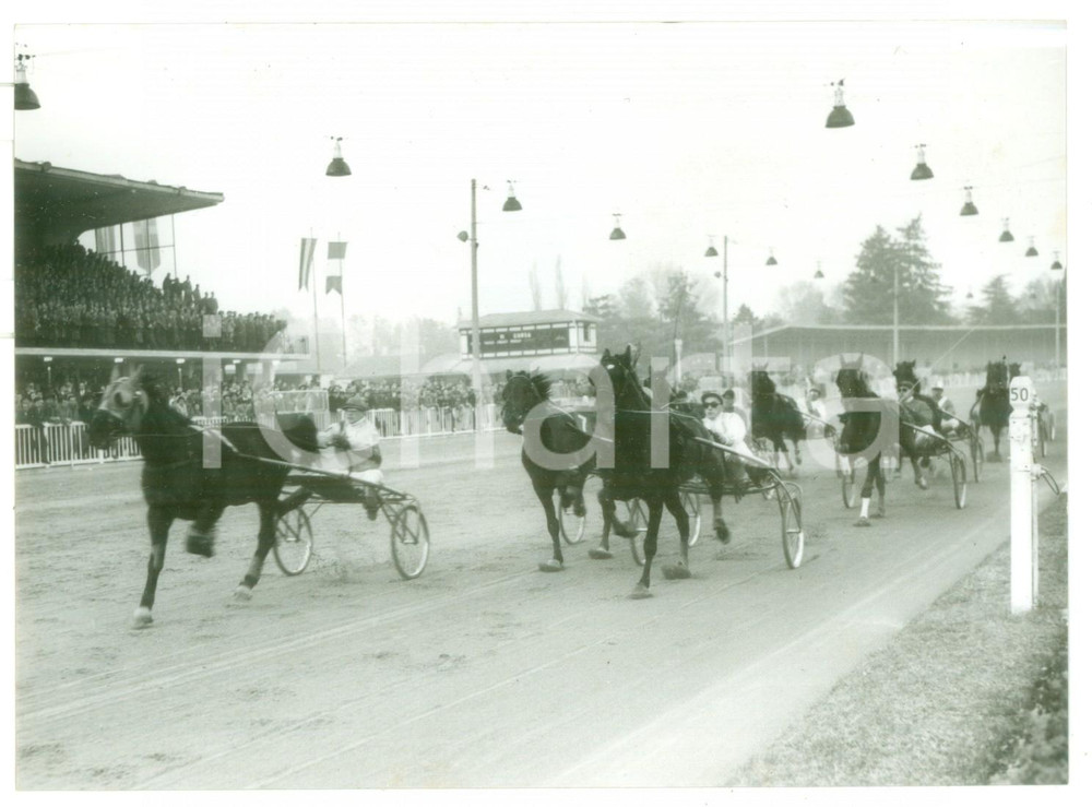 1959 MILANO Gran Premio delle Nazioni - Una fase della corsa vinta da TORNESE