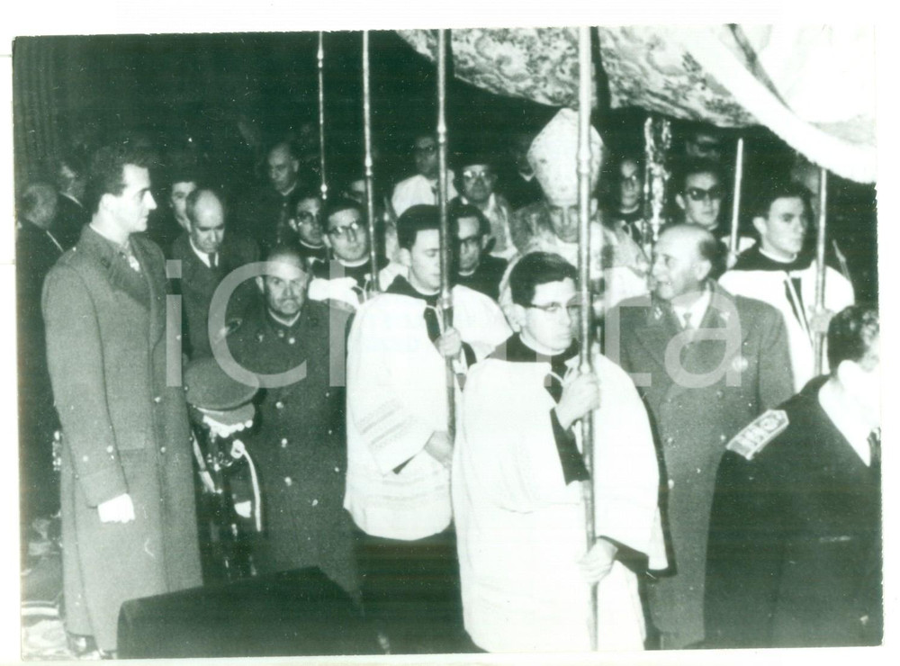 1963 MADRID Cerimonia funebre con Juan Carlos I di Spagna e Francisco FRANCO