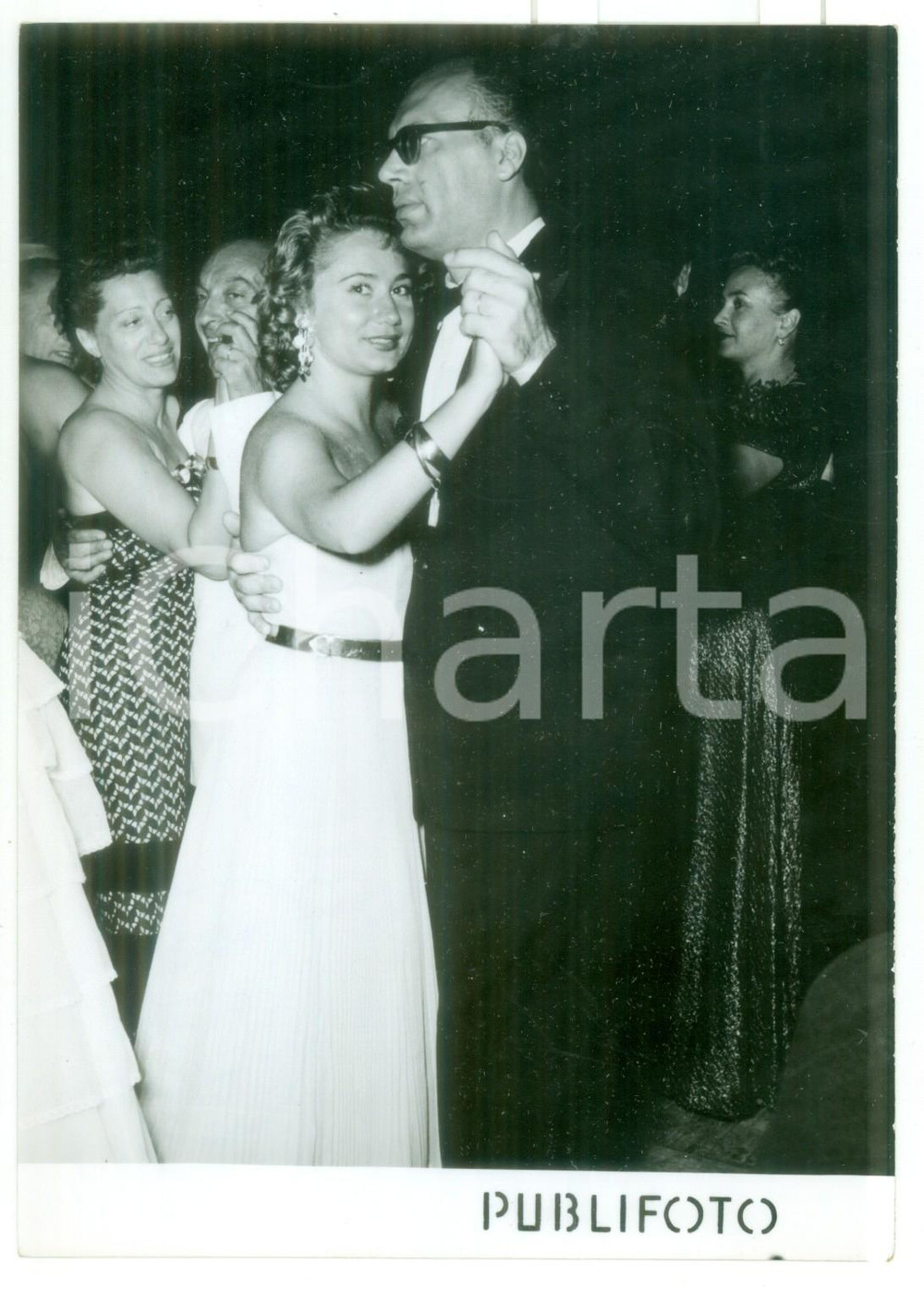 1953 VENEZIA Festival del Cinema - Laura GRECO al ballo inaugurale *Foto 13x18