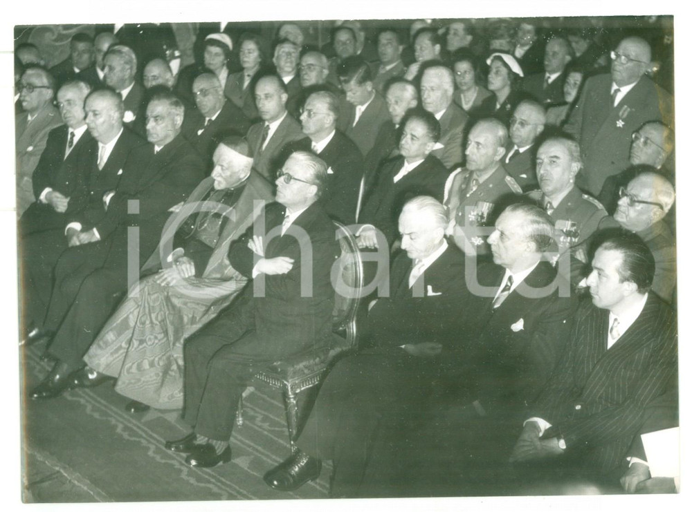 1955 ROMA Giovanni GRONCHI - Antonio SEGNI - Amintore FANFANI - Giulio ANDREOTTI