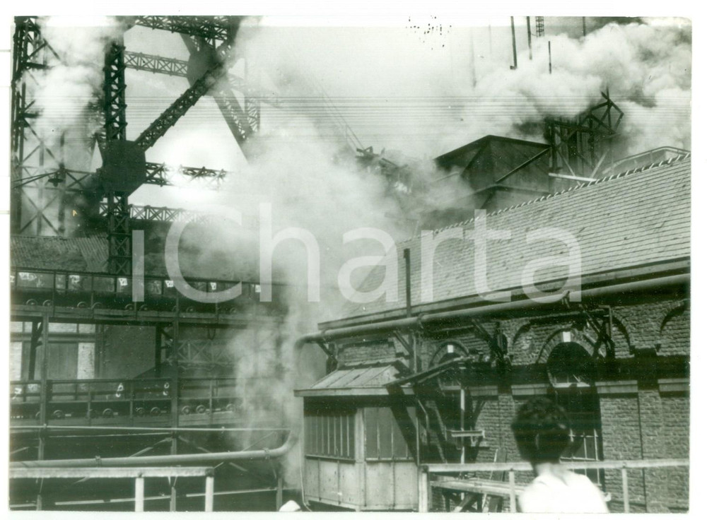 1956 DISASTRO DI MARCINELLE Incendio nella miniera di carbone Bois du Cazier
