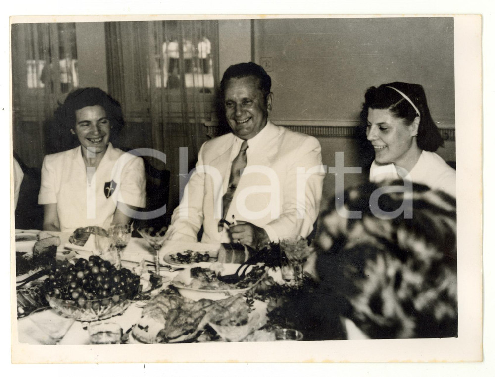 1953 DEDINJE Marshal Josip TITO celebrating his 61st birthday *Photo 20x15