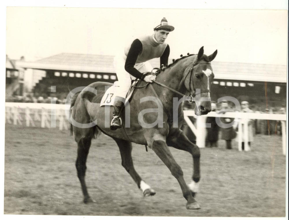 1957 AINTREE - GO WELL trained by Alan LILLINGTON for Grand National *Photo