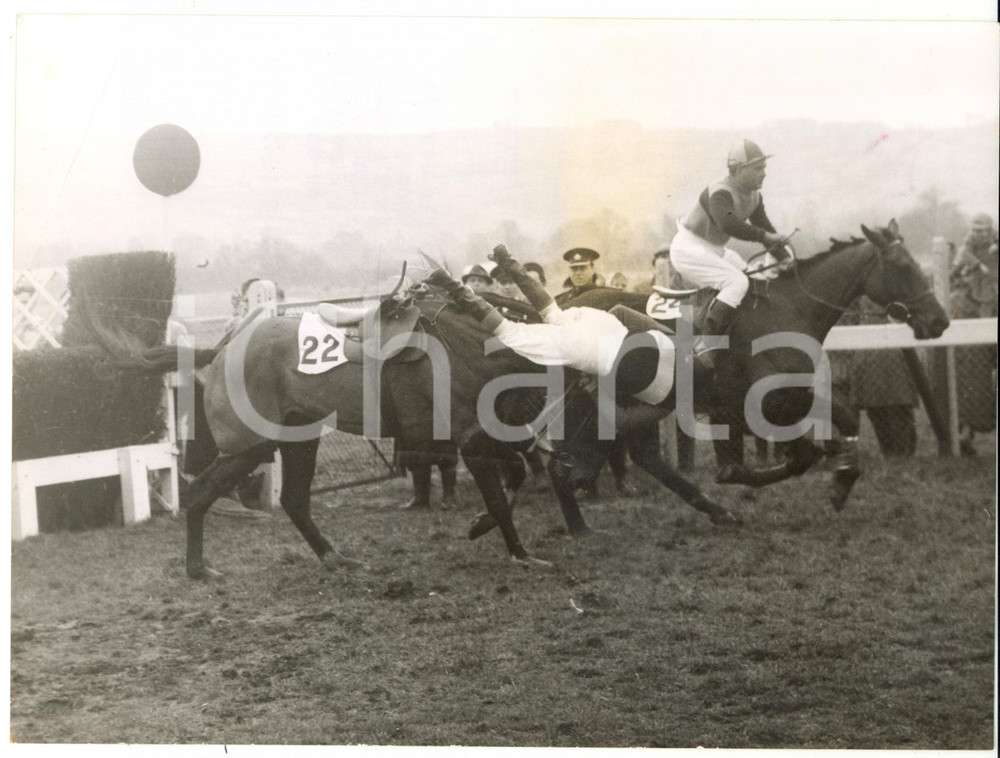 1959 CHELTENHAM National Hunt Chase - Captain UPTON on PLAPAR leaving his seat