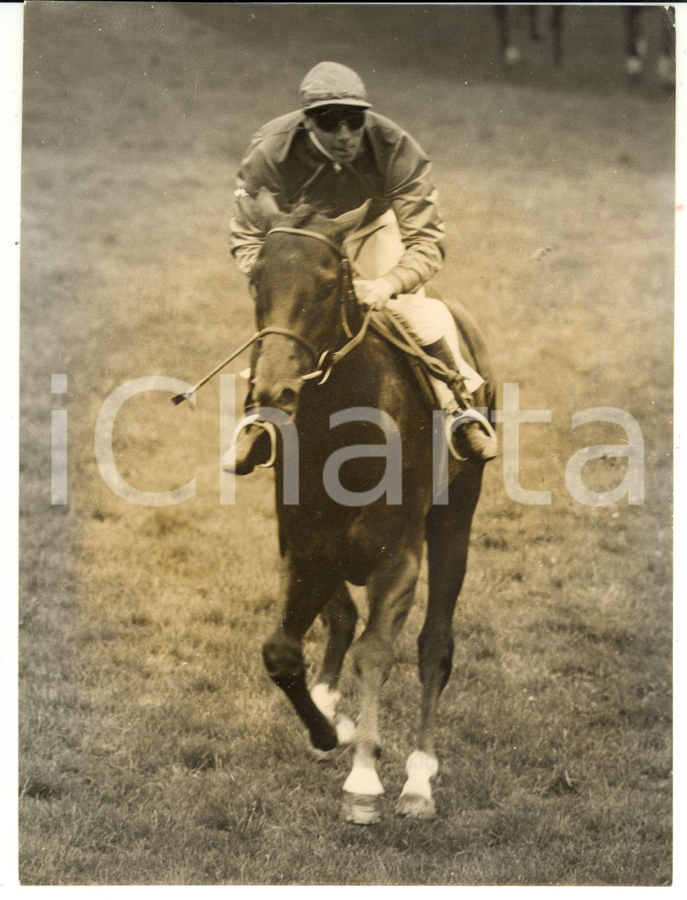 1955 (Ristampa 1957) HORSE RACING - IDLE ROCKS ridden by Doug SMITH *Photo