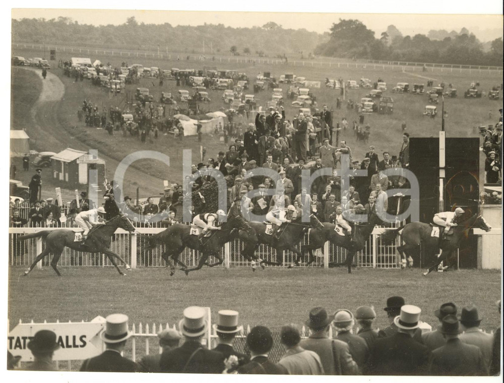 1953 EPSOM Oaks Stakes - AMBIGUITY ridden by Joe MERCER winning the race *Photo