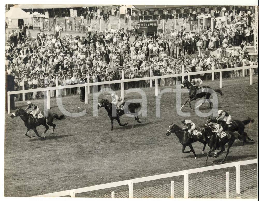 1955 ASCOT Wokingham Stakes - THE PLUMBER'S MATE coming towards the finish line