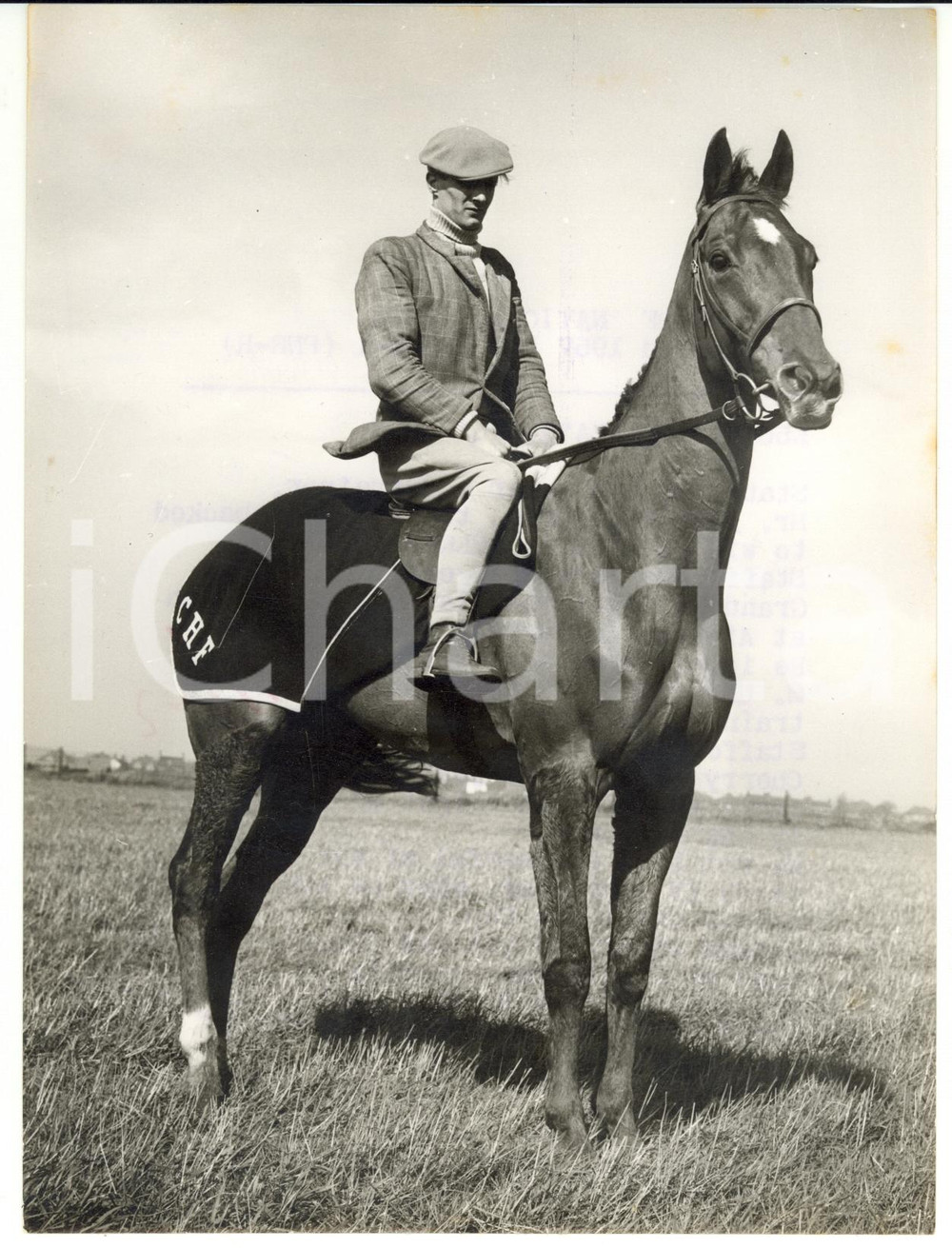 1957 ALDRIDGE - CHERRY ABBOTT ridden by Grenville UNDERWOOD during training