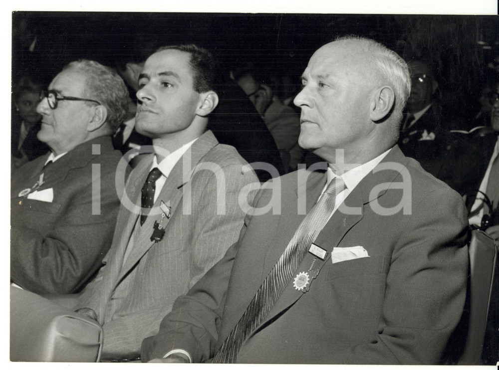 1959 TORINO Convegno FIAT GRANDI MOTORI - Charles KELLER *Foto 18x13