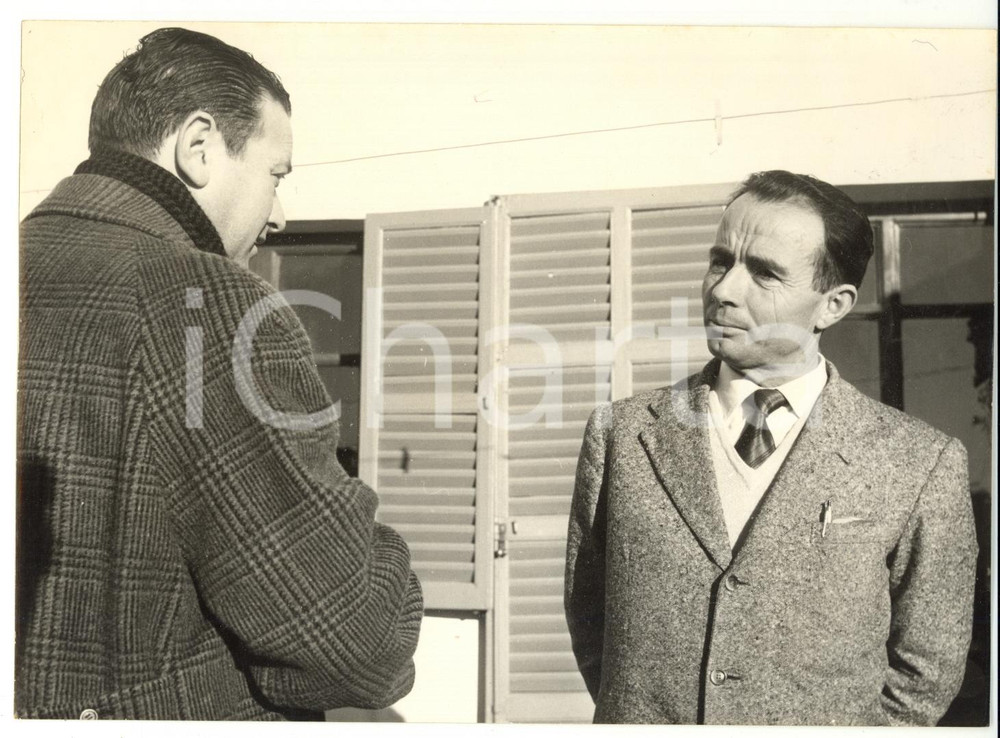 Fotografia d epoca originale 1958 SANT OMERO Vincitore Lotteria di Capodanno Giuseppe FALASCHI  Foto 18x13 1