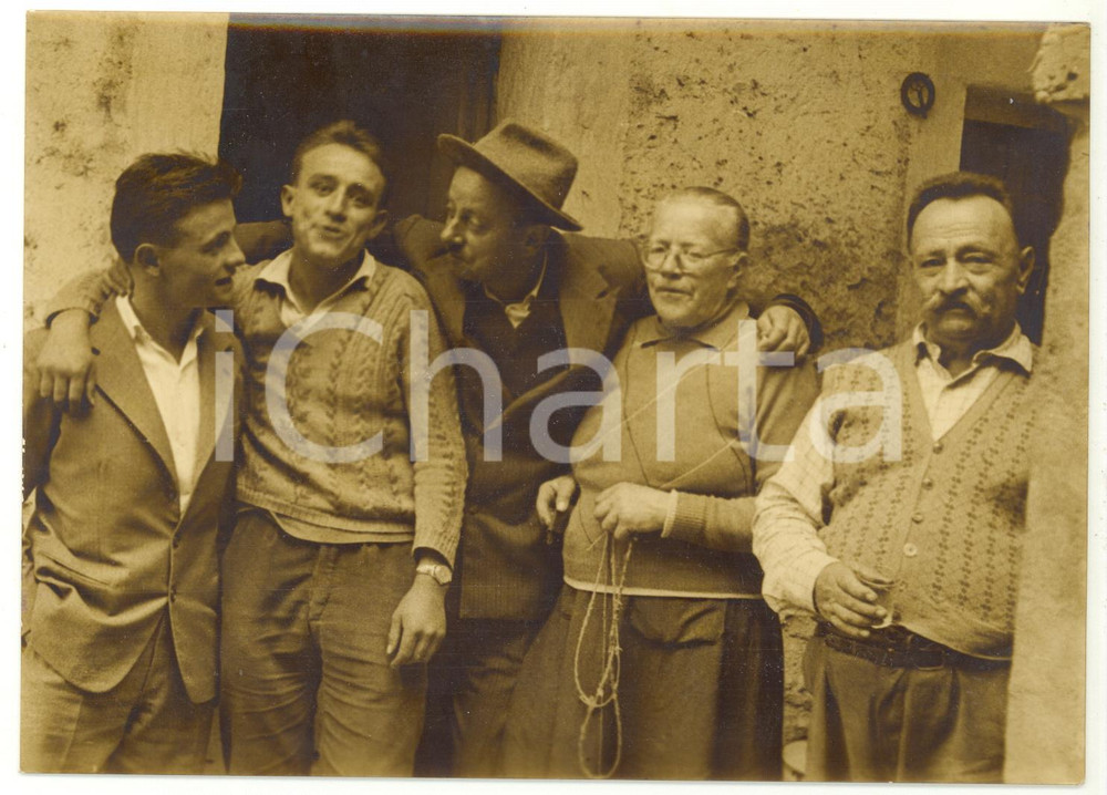 1958 TORINO Gianni PISON e Lino CHAPELLU vincitori TOTOCALCIO *Foto 18x13