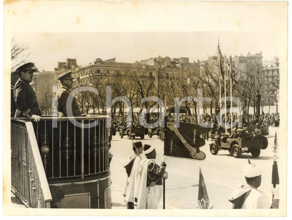 1955 MADRID End of the Spanish Civil War anniversary - Francisco FRANCO *Photo