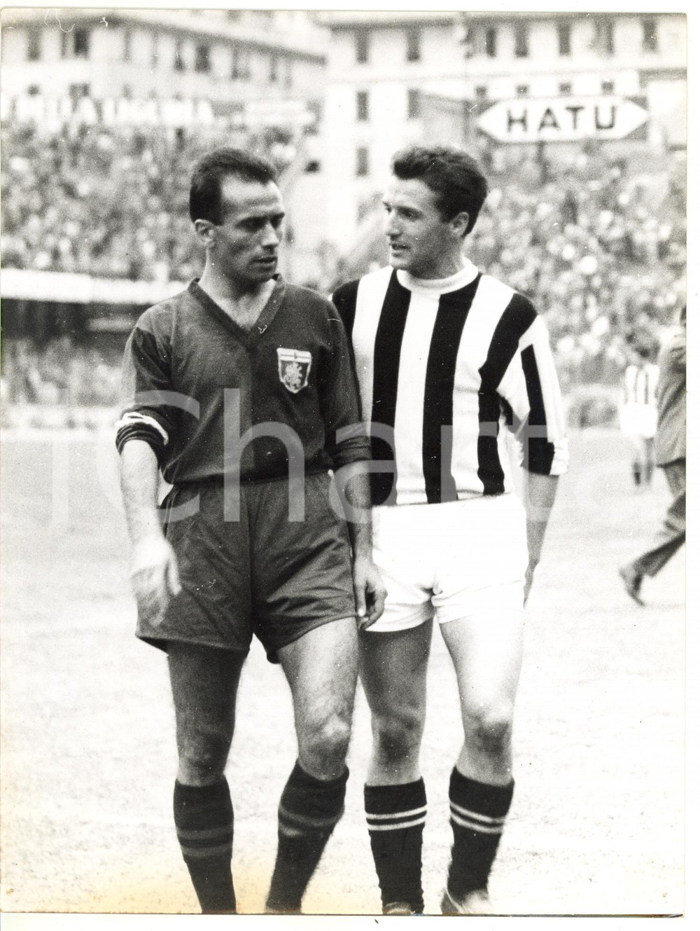 1954 TORINO - JUVENTUS-GENOA 2-1 - Riccardo CARAPELLESE *Foto 18x24