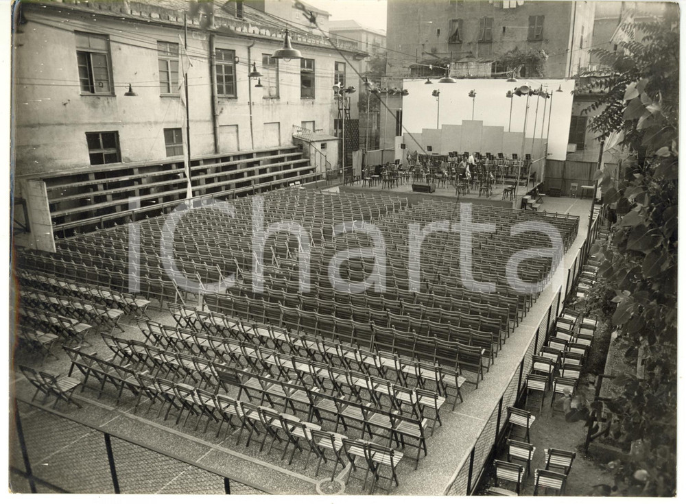 1955 ca GENOVA - BOLZANETO Allestimento concerto orchestrina "CARLO FELICE" Foto