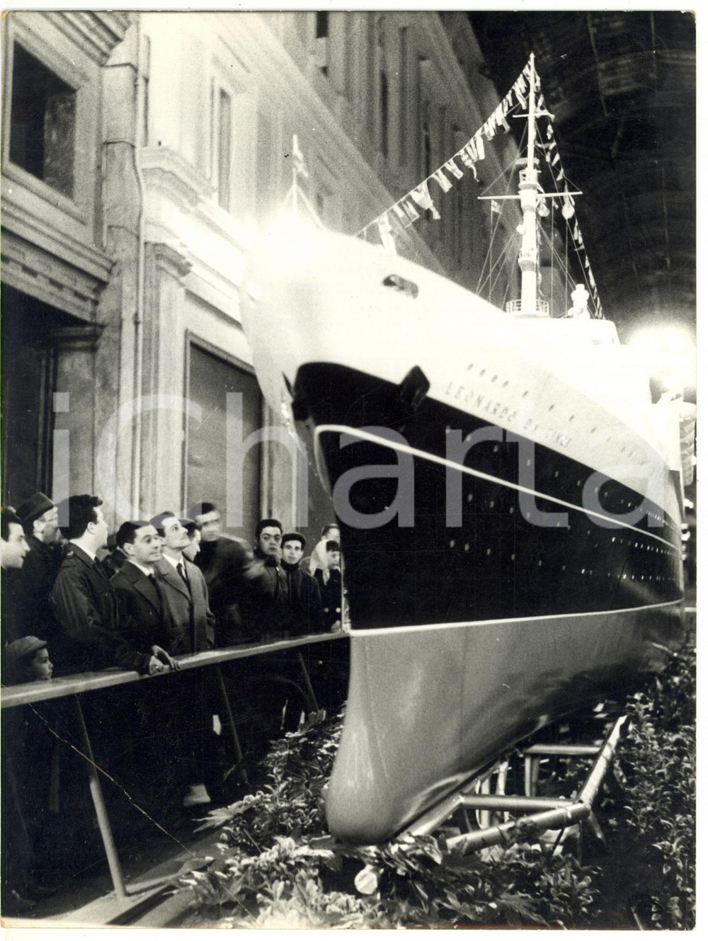 1960 GENOVA Galleria Mazzini - Modellino T/N LEONARDO DA VINCI *Foto 18x24