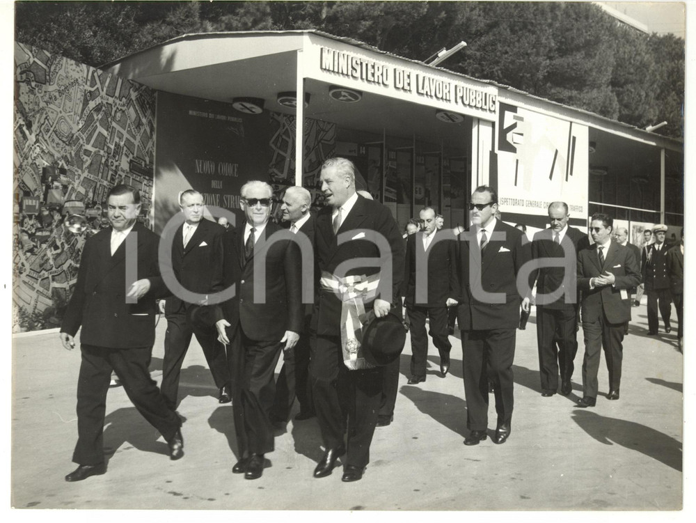 1959 GENOVA Mostra Telecomunicazioni - Giovanni GRONCHI e Vittorio PERTUSIO