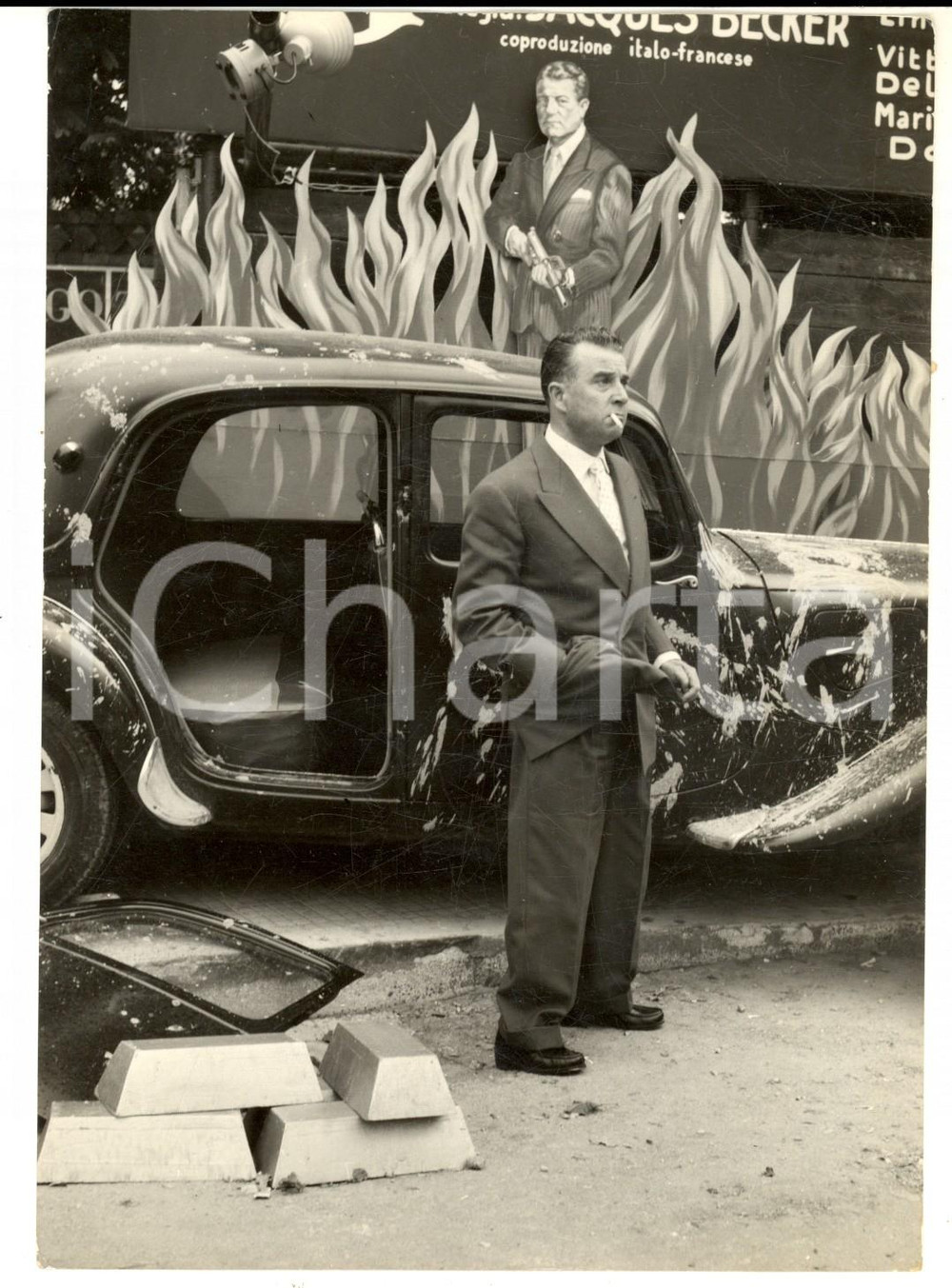 1954 VENEZIA Mostra del Cinema - Presentazione film "Grisbì" di Jacques BECKER