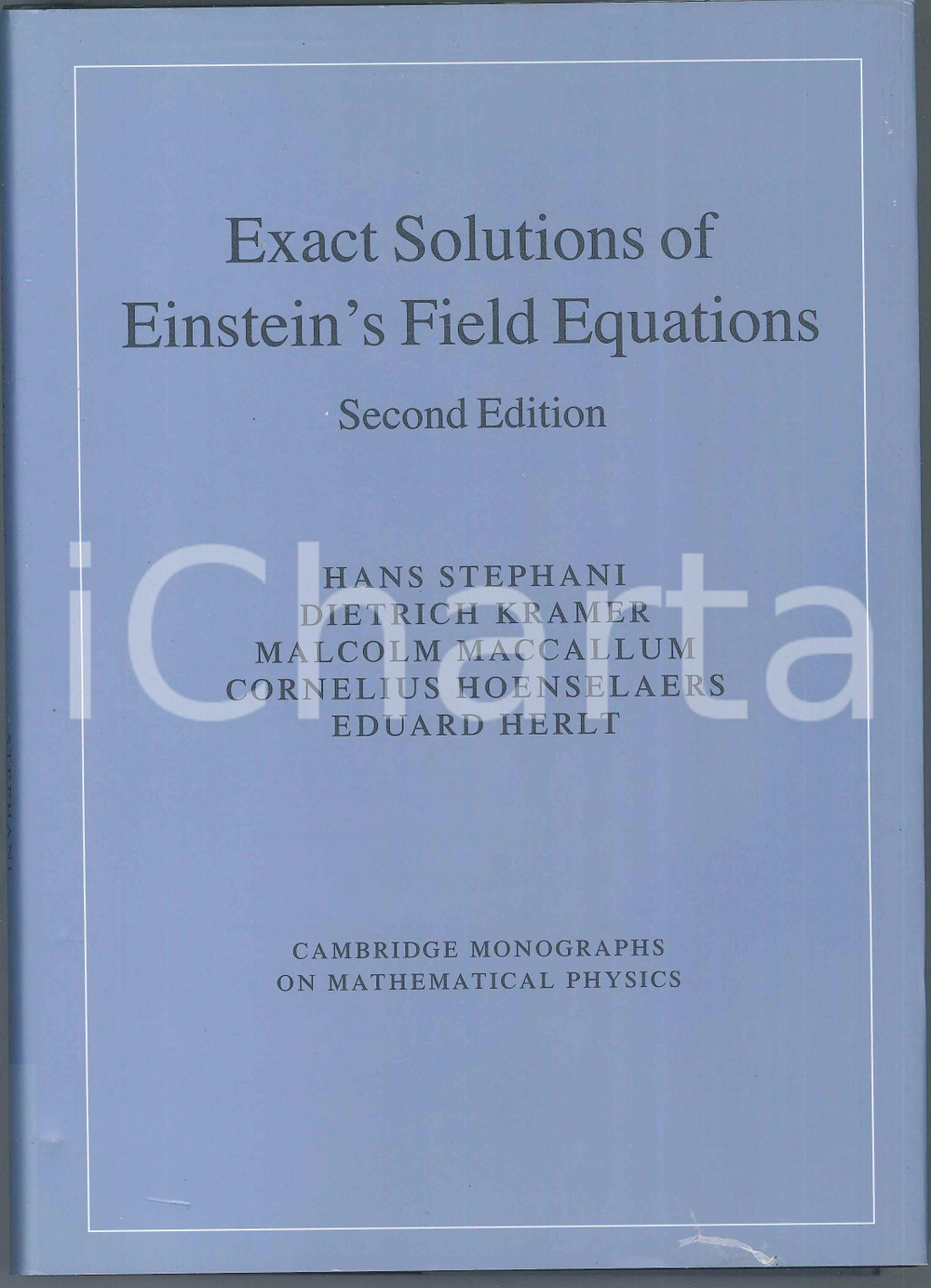 2003 Hans STEPHANI Exact Solutions of Einstein's Field Equations Second Edition