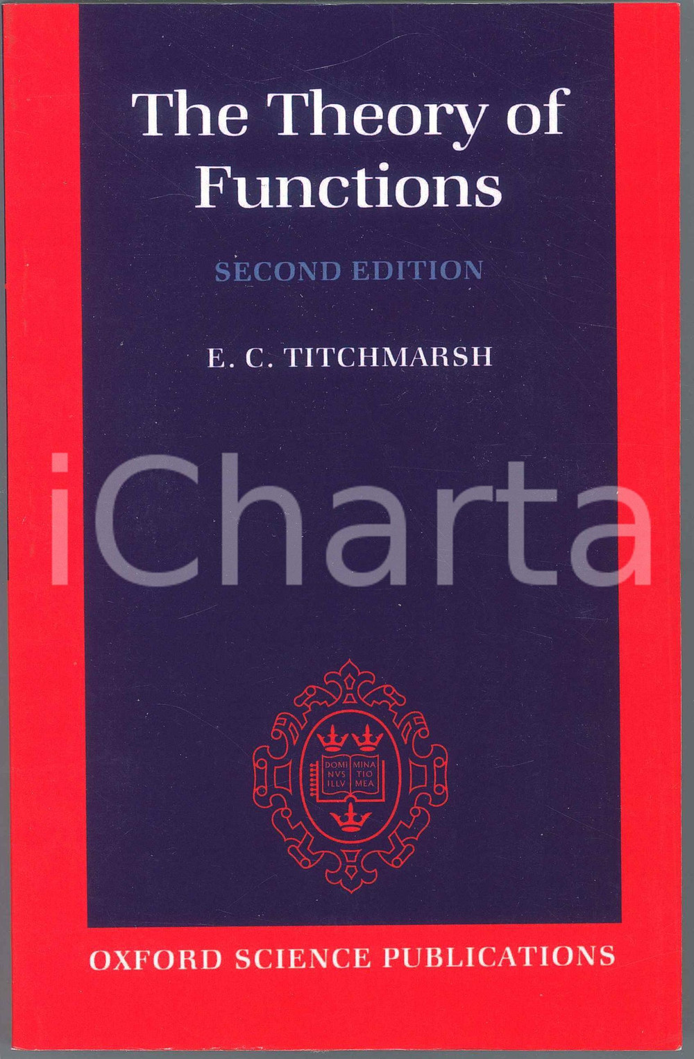2002 E.C. TITCHMARSH The Theory of Functions Second Edition