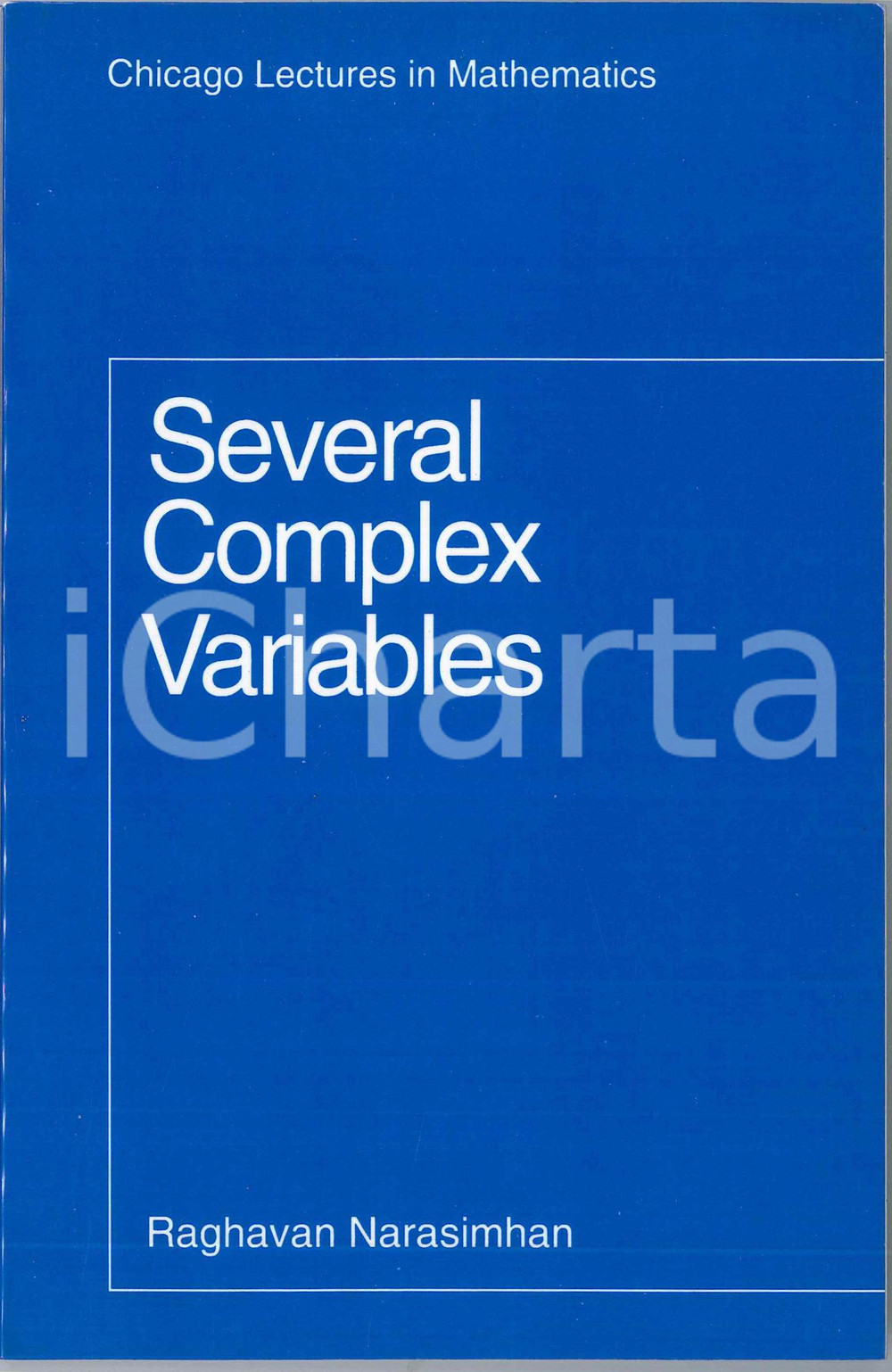 1999 Raghavan NARASIMHAN Several Complex Variables