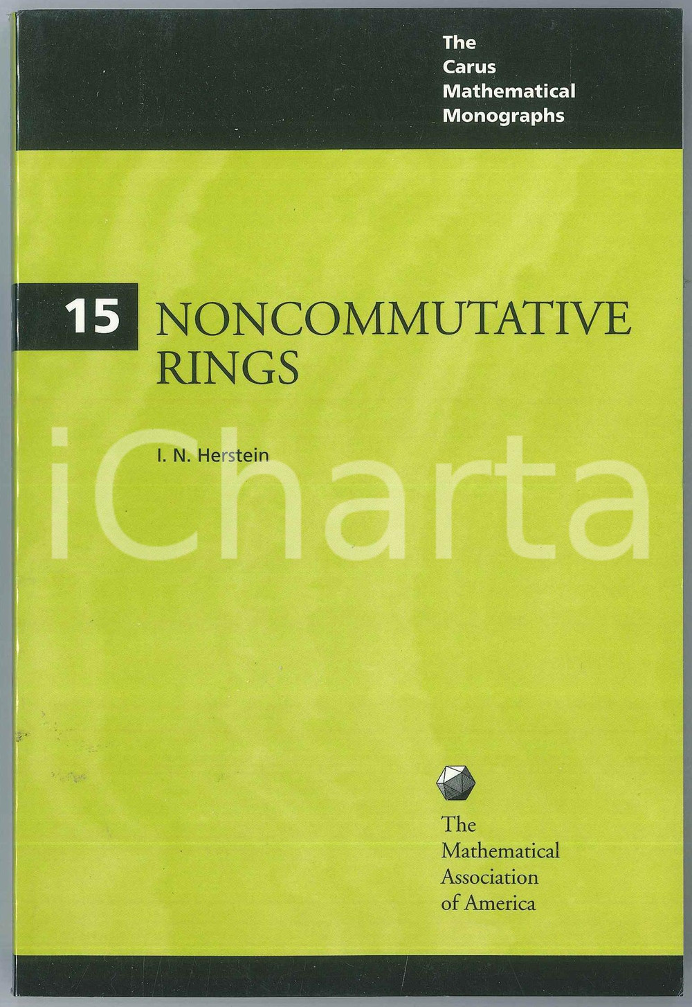 2005 I.N. HERSTEIN Noncommutative Rings