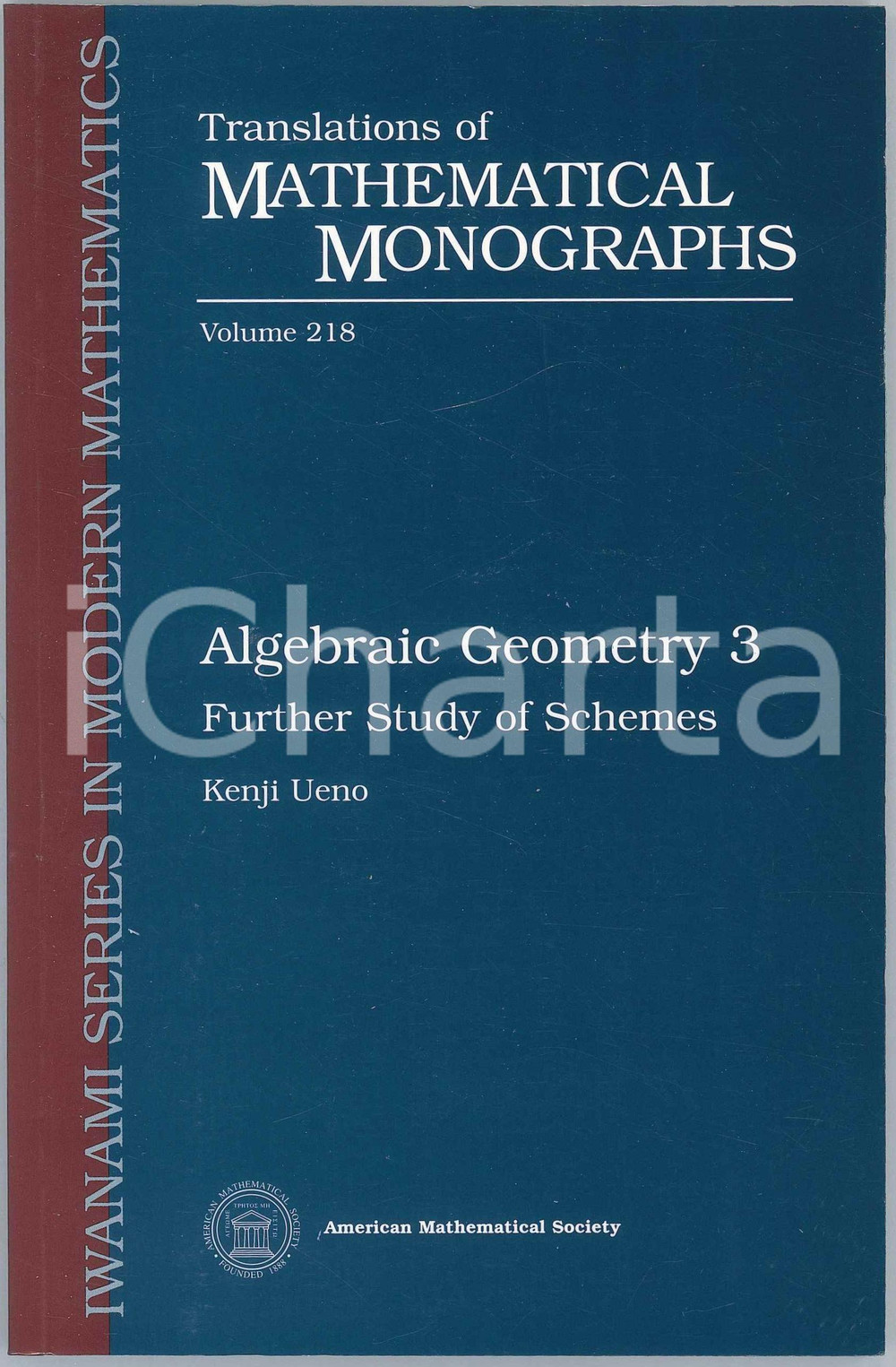 2008 Kenji UENO Translations of Mathematical Monographs Algebraic Geometry 3