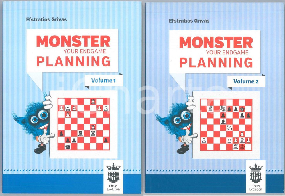 Libro, pubblicazione d epoca 2019 Efstratios GRIVAS Monster your endgame planning  2 vol. CHESS Evolution 1