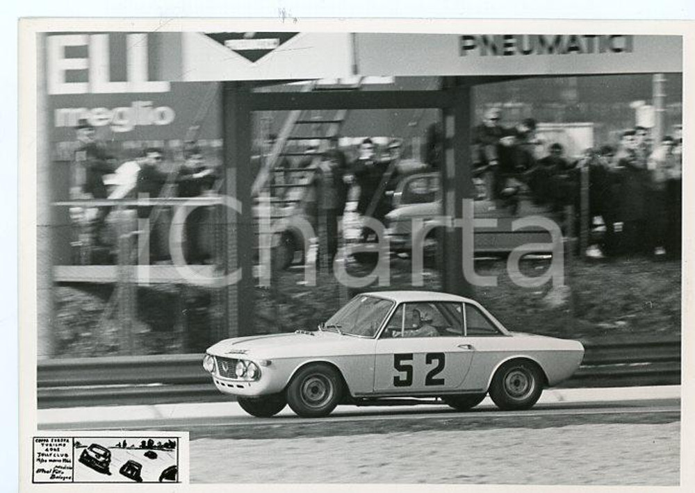 1966 Coppa Europa Turismo 4 ore LANCIA Fulvia coupÃ© JOLLY CLUB Foto 18x13 cm 1 Fotografia d'epoca.   GOOD/buono  FORMATO: 18x13 cm originale e autentica 1