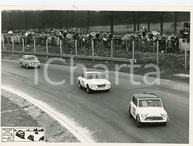 Fotografia d epoca originale 1966 Coppa Europa Turismo 4 ore LANCIA Fulvia coupÃ© su circuito JOLLY CLUB Foto 1
