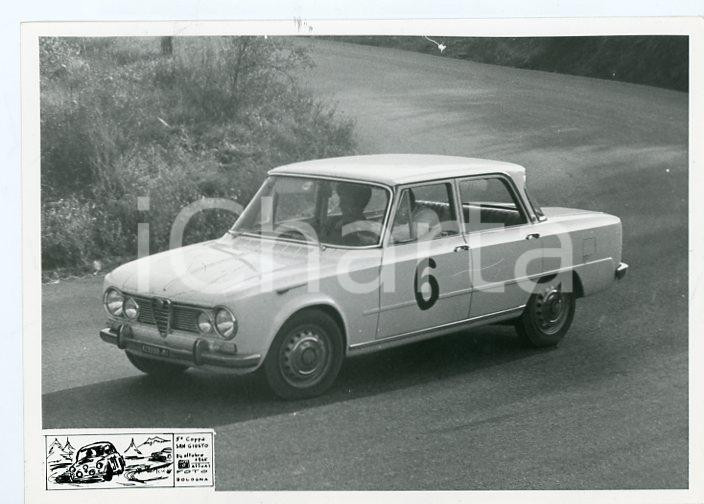 Fotografia d epoca originale 1965 5Â° Coppa SAN GIUSTO Alfa Romeo Giulia 1300  JOLLY CLUB Foto 18x13 cm 1