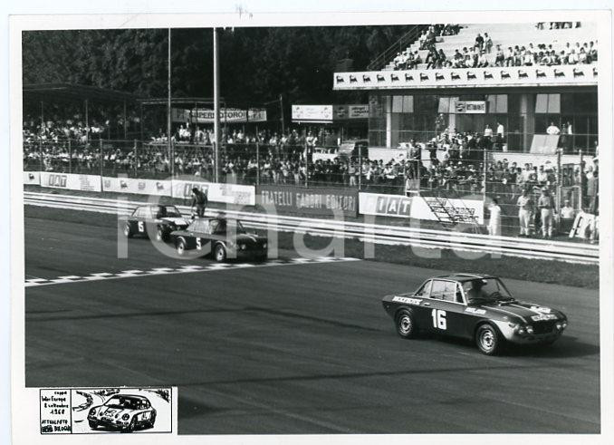 Fotografia d epoca originale 1968 RALLY Coppa Intereuropa  Lancia Fulvia coupÃ© all arrivo  Foto JOLLY CLUB 1