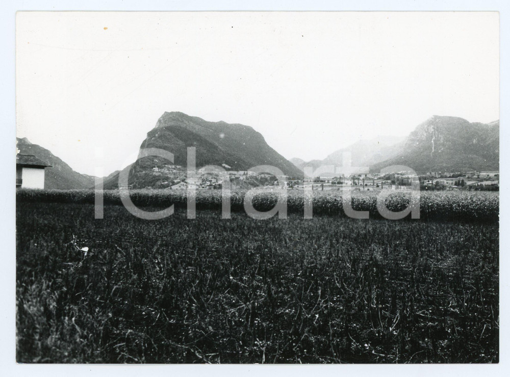 1977 COMANO TERME Frazione PONTE ARCHE Campo Lomaso - Foto 18x13 cm Fotografia d'epoca con didascalia manoscritta al verso.  POOR/danneggiato Abrasione al recto Formato: 18x13 cm originale e autentica 1