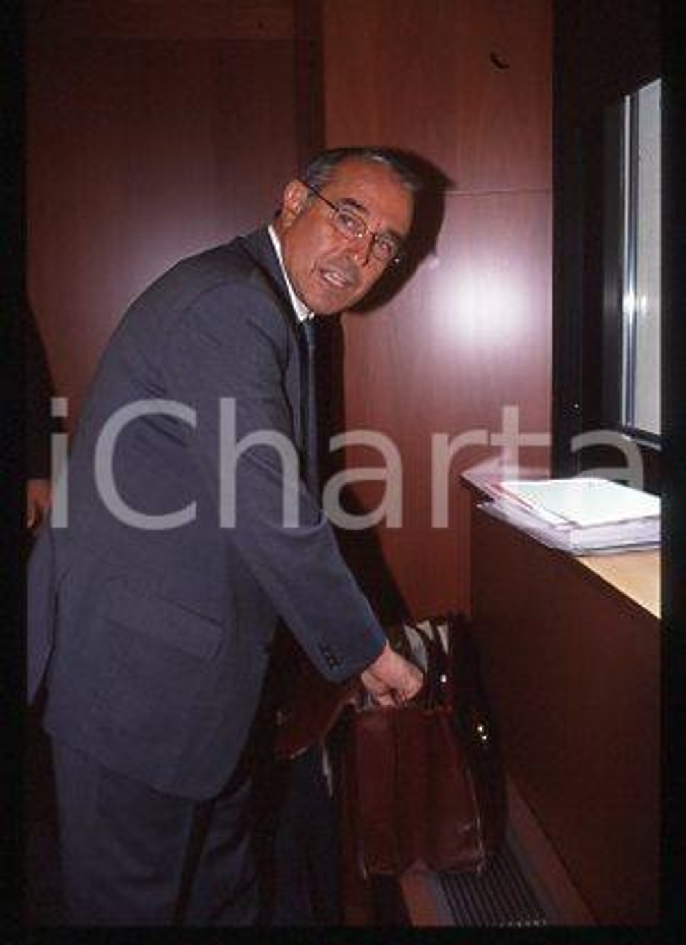 Marco MANGIAGALLI - ENI Chief Financial Officer 1999 ca * 35 mm vintage slide 2