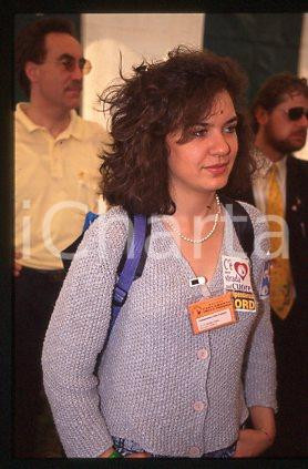 Franca GAMBATO - LEGA NORD l'indipendenza Portrait 1996 ca *35mm vintage slide 5