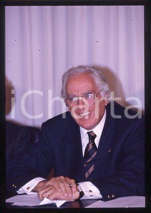 Carlo BUONGIORNO - ASI Direttore generale Ritratto 1990 ca *35mm vintage slide 1