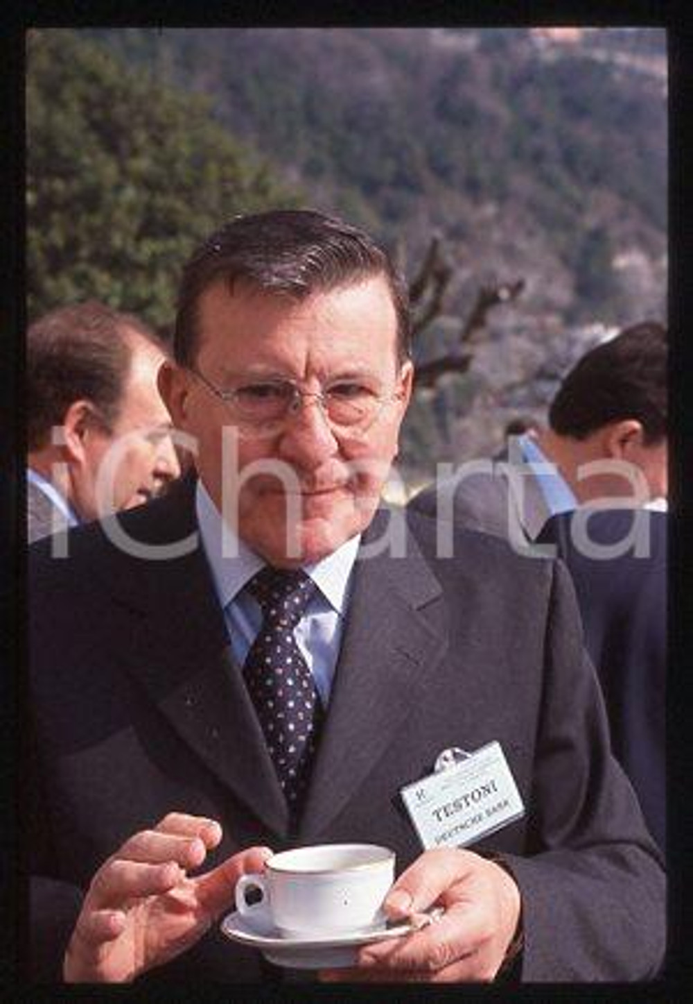 Gianni TESTONI - FINANZA Ritratto del Direttore 1998 ca * 35 mm vintage slide 1