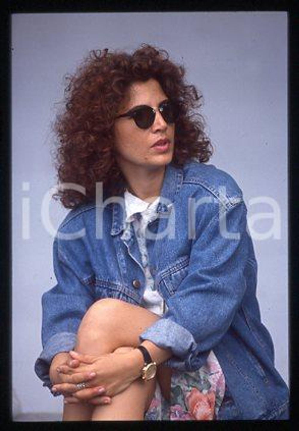 Roberta MANFREDI - ITALY Portrait of an actress 1990 ca * 35 mm vintage slide 9