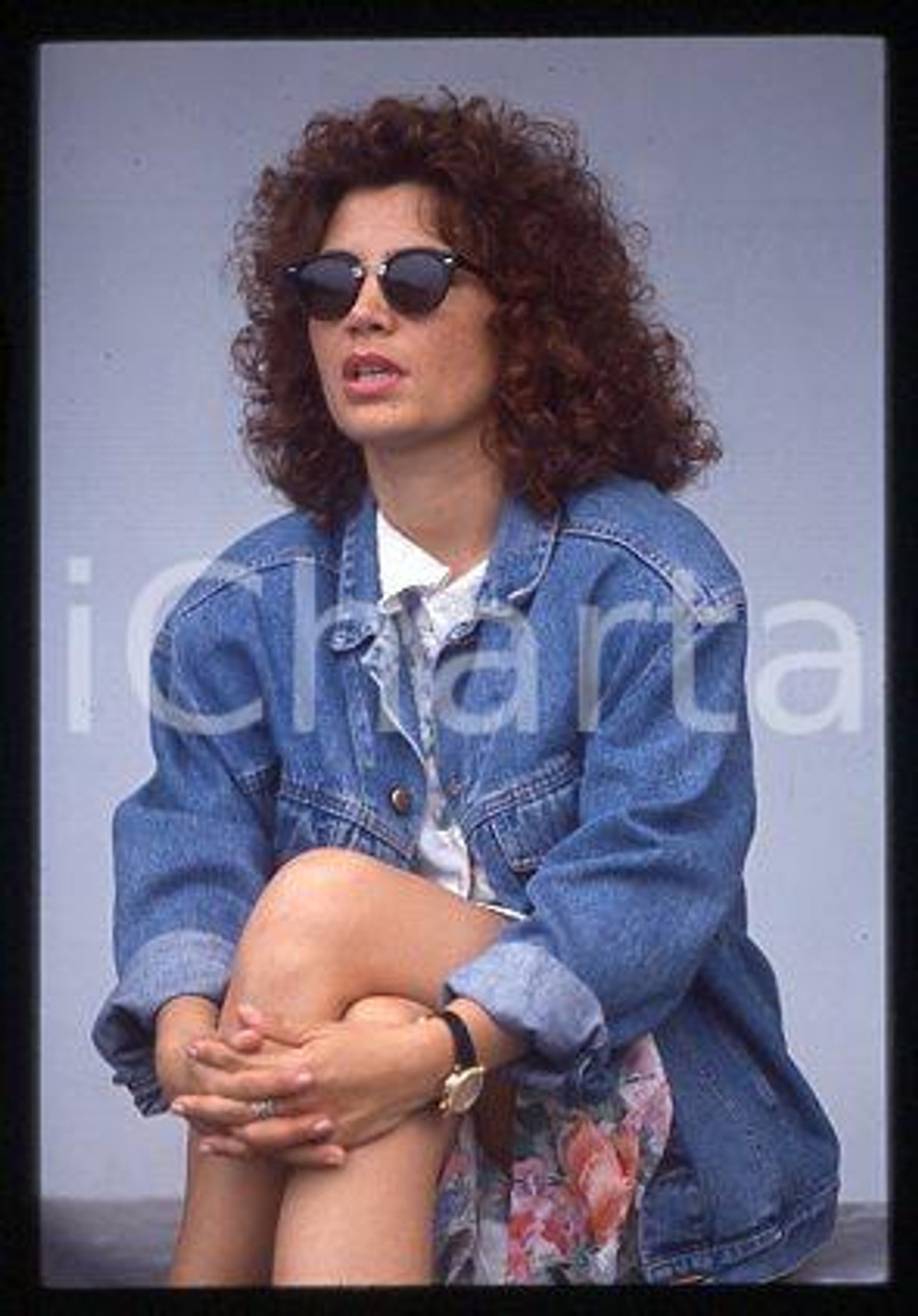 Roberta MANFREDI - ITALY Portrait of an actress 1990 ca * 35 mm vintage slide 10