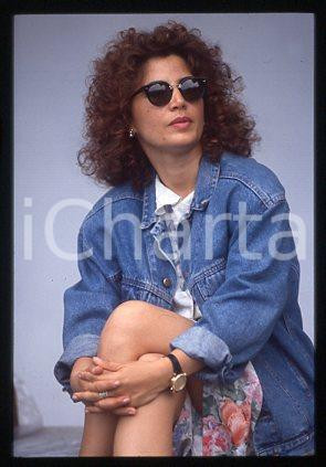 Roberta MANFREDI - ITALY Portrait of an actress 1990 ca * 35 mm vintage slide 11