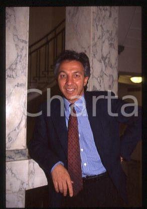 Osvaldo De PAOLINI ITALIA Ritratto del giornalista 1994 ca *35mm vintage slide 9