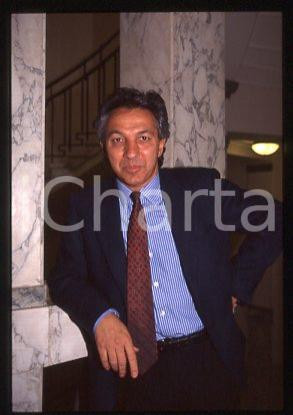 Osvaldo De PAOLINI ITALIA Ritratto del giornalista 1994ca *35mm vintage slide 10