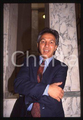 Osvaldo De PAOLINI ITALIA Ritratto del giornalista 1994ca *35mm vintage slide 11