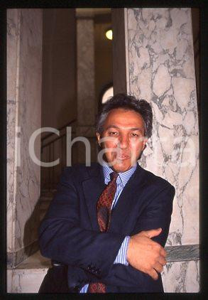 Osvaldo De PAOLINI ITALIA Ritratto del giornalista 1994ca *35mm vintage slide 13
