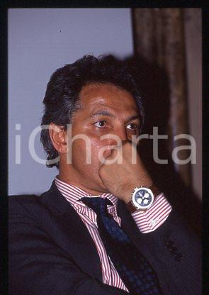 Osvaldo De PAOLINI ITALIA Ritratto del giornalista 1993 ca *35mm vintage slide 6