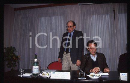 Marco FUMAGALLI Gavino ANGIUS - PCI Politicians 1990 ca * 35 mm vintage slide 23
