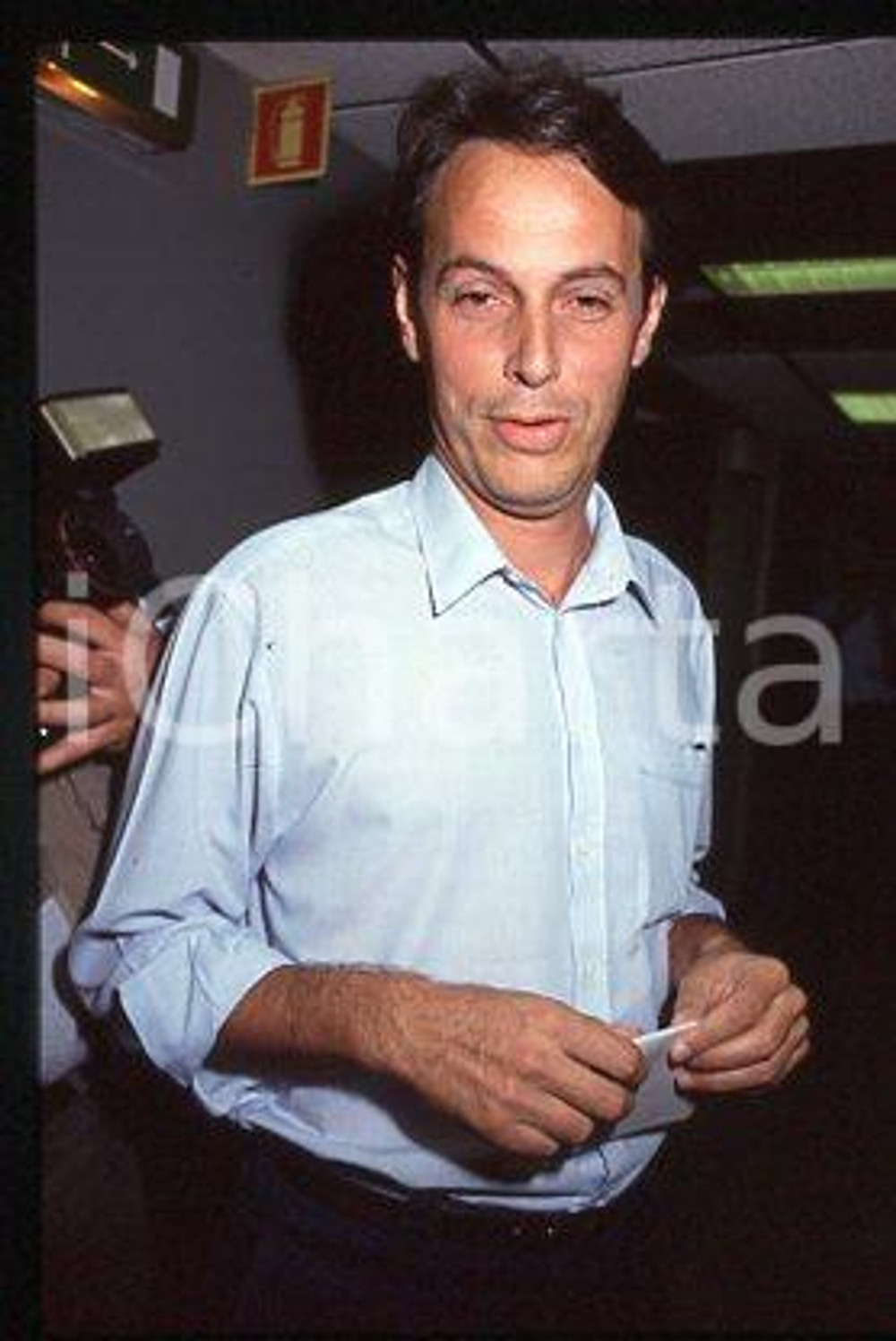 Marco FUMAGALLI - PCI Italian politician Portrait 1990 ca *35mm vintage slide 14