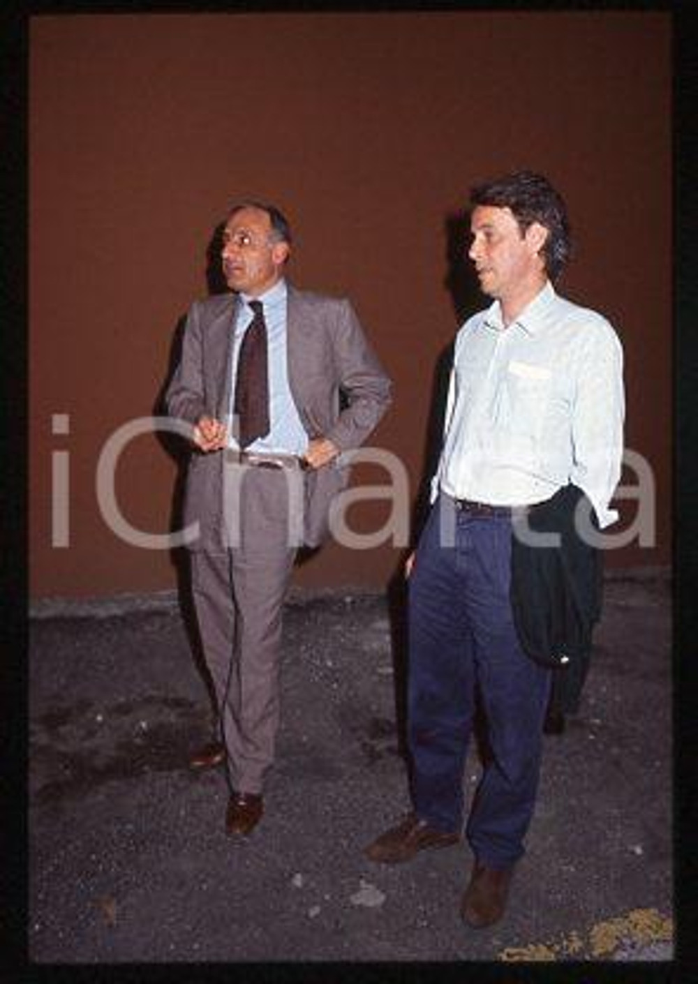 Marco FUMAGALLI Gianfrancesco BORGHINI - PCI 1990 ca * 35 mm vintage slide 19